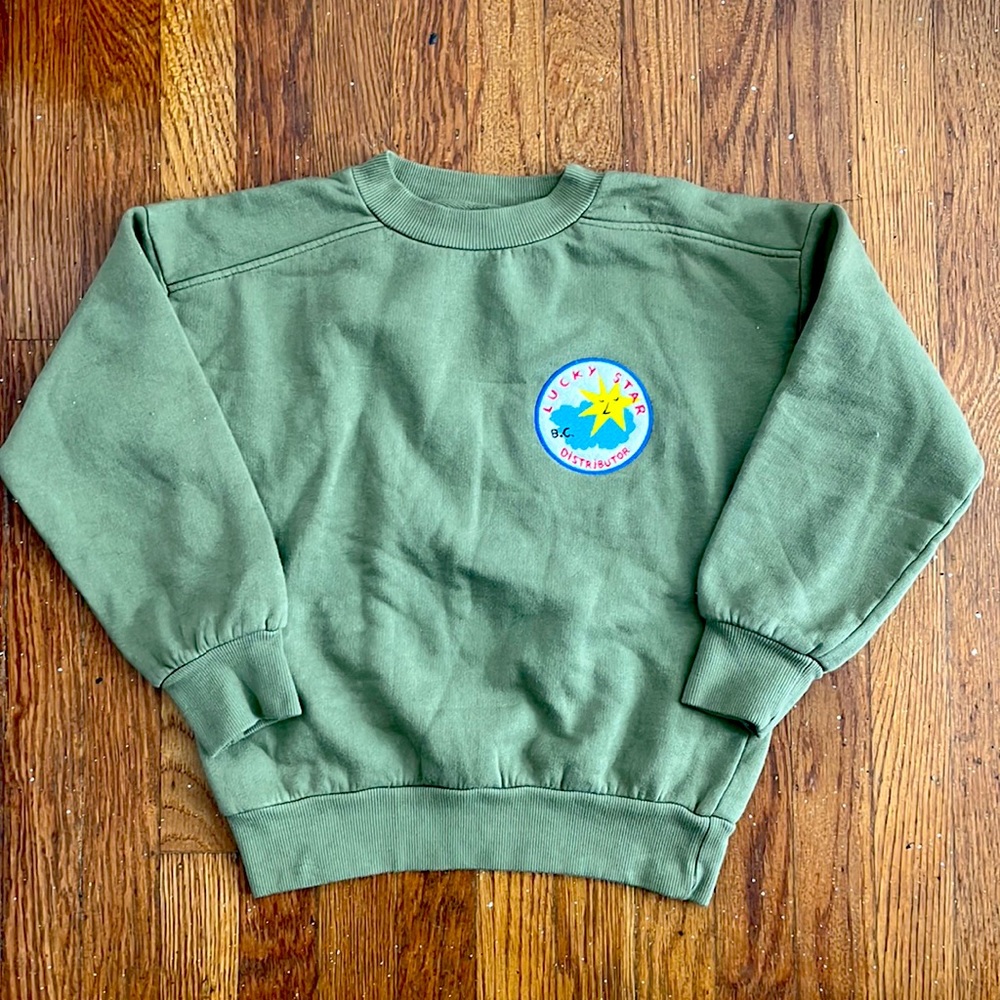 BOBO CHOSES Green Sweatshirt